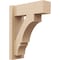 Ekena Millwork 5 1/2-in W x 14-in D x 18-in H Balboa Block Rough Cedar Woodgrain TimberThane Outlooker, Primed Tan OUTUR055X14X18BOA44RCPR - alternate 1
